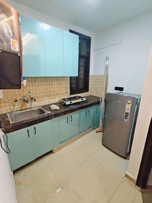 Kitchen in 1 RK Builder Floor at Neb Sarai – for Rent