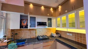 Kitchen in 2.5 BHK Apartment at Mahagun Mywoods, Sector 16c Greater Noida – for Rent