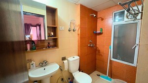 Bathroom in 2.5 BHK Apartment at Mahagun Mywoods, Sector 16c Greater Noida – for Rent