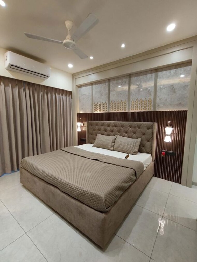 Bedroom, darshanam-twin-tower 2 Bedroom 725 Sq.Ft. Apartment In Pratham Upvan Vadodara 10642344