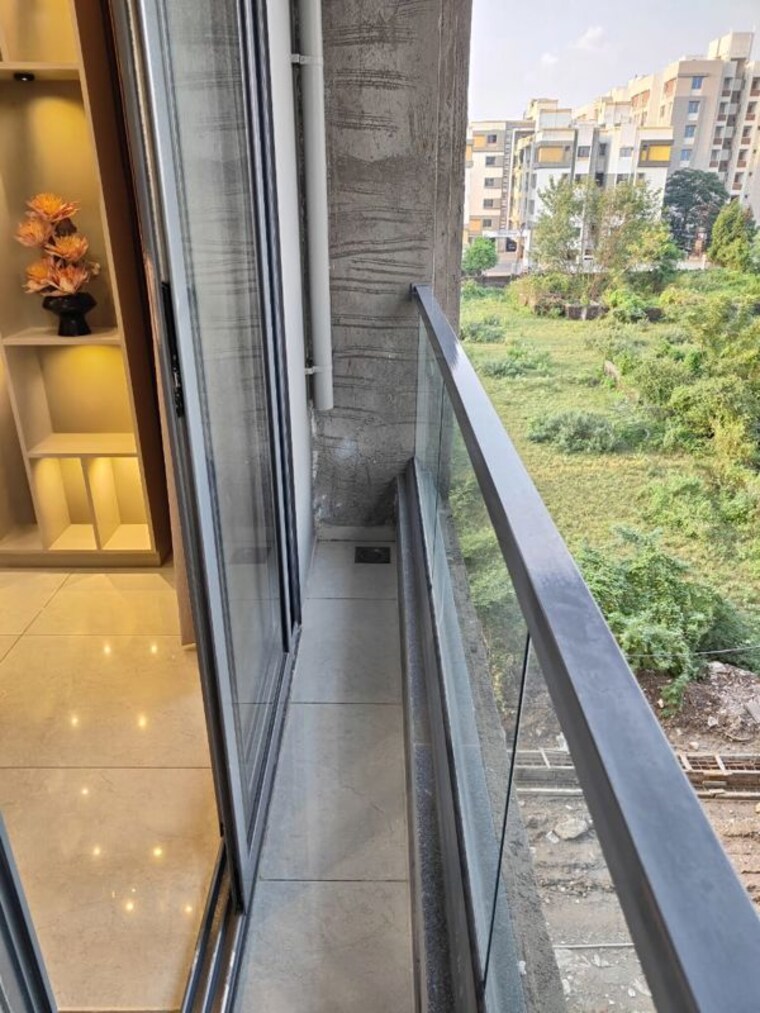 Balcony, darshanam-twin-tower 2 Bedroom 725 Sq.Ft. Apartment In Pratham Upvan Vadodara 10642344