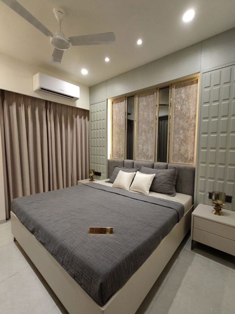 Bedroom, darshanam-twin-tower 2 Bedroom 725 Sq.Ft. Apartment In Pratham Upvan Vadodara 10642344