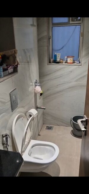 Bathroom in 1 BHK Apartment at Kabra Diamante, Goregaon West – for Sale