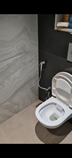 Bathroom in 1 BHK Apartment at Kabra Diamante, Goregaon West – for Sale