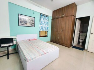 Bedroom in 3 BHK Apartment at Kolte Patil Margosa Heights, Mohammadwadi – for Rent