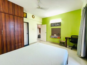 Bedroom in 3 BHK Apartment at Kolte Patil Margosa Heights, Mohammadwadi – for Rent