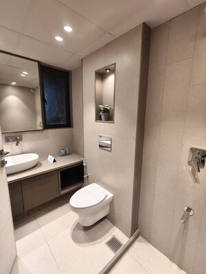 Washroom in 4 BHK Apartment at Shreenath Shaligram, Atladra – for Sale