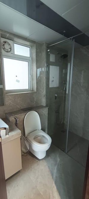 Bathroom in 3 BHK Apartment at LnT Elixir Reserve, Powai – for Rent
