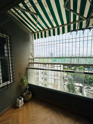 Balcony in 2 BHK Apartment at Vilas Javdekar Yashone Wakad Central, Wakad – for Rent
