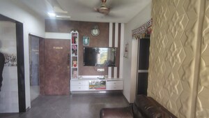 Living Room in 1 BHK Apartment at Krishna Heights Ghansoli, Ghansoli – for Rent