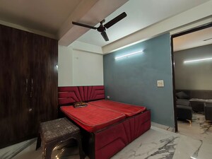 Bedroom in 1 BHK Builder Floor at Freedom Fighters Enclave – for Rent