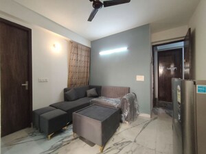 Living Room in 1 BHK Builder Floor at Freedom Fighters Enclave – for Rent