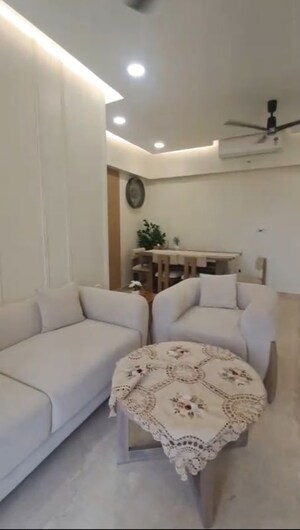 Living Room in 2 BHK Apartment at Lodha Woods, Kandivali East – for Rent