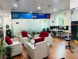 Team Area in  Office Space at Lodha Supremus, Wagle Industrial Estate – for Rent