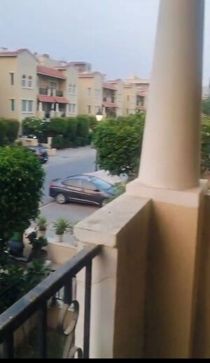 Balcony in 4 BHK Apartment at Emaar MGF Emerald Hills, Sector 65 – for Rent