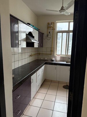 Kitchen in 3 BHK Apartment at DLF Vibhuti Khand, Gomti Nagar – for Rent