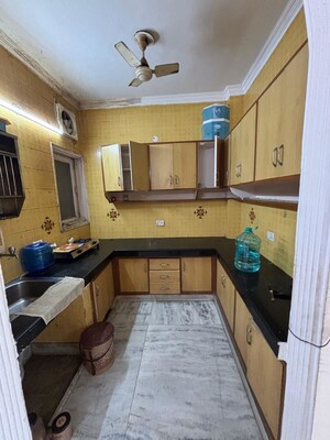Kitchen in 2 BHK Builder Floor at Lajpat Nagar – for Rent