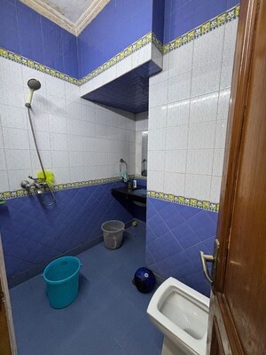 Bathroom in 2 BHK Builder Floor at Lajpat Nagar – for Rent