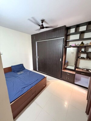 Master Bedroom in 2 BHK Apartment at Nisarg Hyde Park, Kharghar – for Rent