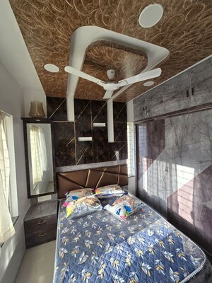 Bedroom in 2 BHK Apartment at Kunal Iconia, Mamurdi – for Rent