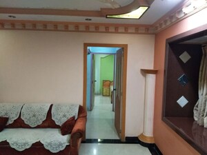 Living Room in 2.5 BHK Apartment at Vijay Garden, Ghodbunder Road – for Rent