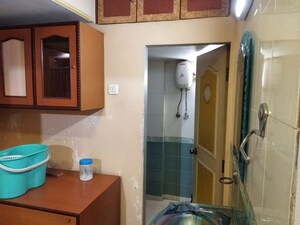 Kitchen in 2.5 BHK Apartment at Vijay Garden, Ghodbunder Road – for Rent