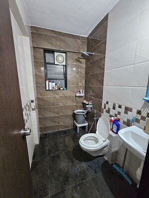 Bathroom in 2 BHK Apartment at Essen Shonest Towers, Wakad – for Rent
