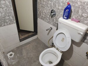 Bathroom in 1 BHK Apartment at Krishna Heights Ghansoli, Ghansoli – for Rent