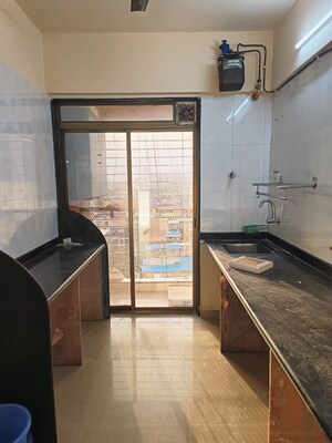 Kitchen in 1 BHK Apartment at Krishna Heights Ghansoli, Ghansoli – for Rent