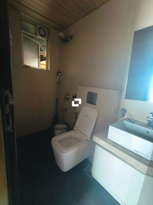 Bathroom in 3 BHK Apartment at Cloud 36 Mumbai, Ghansoli – for Rent