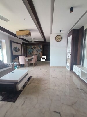Building Lobby in 3 BHK Apartment at Cloud 36 Mumbai, Ghansoli – for Rent