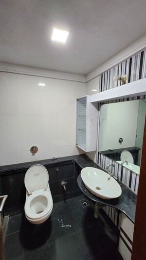 Bathroom in 2 BHK Apartment at Cloud 36 Mumbai, Ghansoli – for Rent