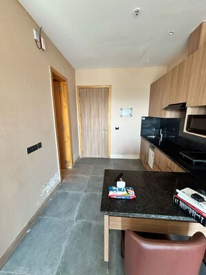 Kitchen in Studio Apartment at Paras Square Service Apartments, Sector 63a – for Rent