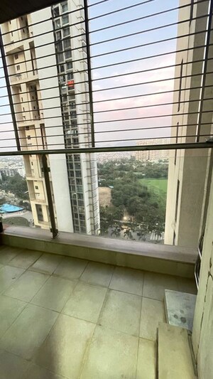 Balcony in 2.5 BHK Apartment at Cloud 36 Mumbai, Ghansoli – for Rent