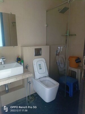 Bathroom in 2 BHK Apartment at Cloud 36 Mumbai, Ghansoli – for Rent