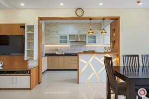 Kitchen in 3 BHK Apartment at Rajapushpa Sierra, Tellapur – for Sale