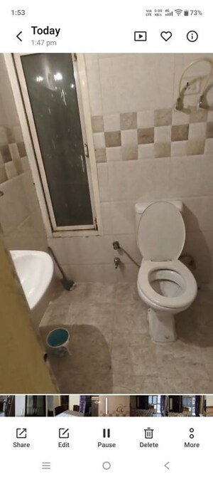 Bathroom in 2 BHK Apartment at Maia Marvel, Raj Nagar Extension – for Rent