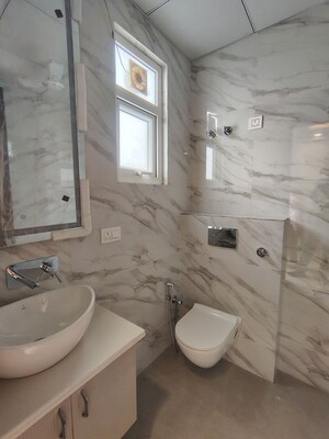 Bathroom in 1 BHK Builder Floor at Ignou Road – for Rent
