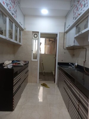 Kitchen in 2 BHK Apartment at L&T Crescent Bay T2, Parel – for Rent