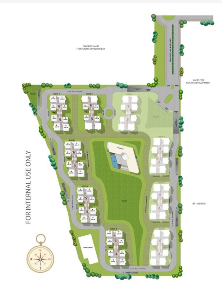 Master Plan, rajapushpa-sierra 3 Bedroom 1850 Sq.Ft. Apartment In Tellapur Hyderabad 10642808