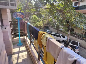 Balcony in 2 BHK Builder Floor at Subhash Nagar – for Rent