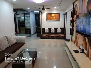 Living Room in 3 BHK Apartment at Poonam Heights, Goregaon West – for Rent