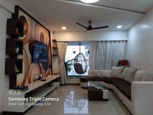 Living Room in 3 BHK Apartment at Poonam Heights, Goregaon West – for Rent