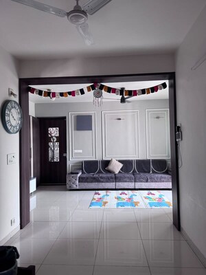 Living Room in 2 BHK Apartment at Dev Aurum, Prahlad Nagar – for Sale