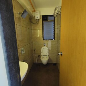 Bathroom in 2 BHK Apartment at Chandak 34 Park Estate, Goregaon West – for Rent