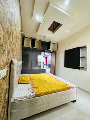 Bedroom in 2 BHK Builder Floor at MS Enclave Zirakpur, Dhakoli – for Sale