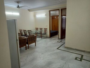Living Room in 3 BHK Builder Floor at Malviya Nagar – for Rent