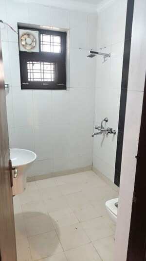 Bathroom in 3 BHK Builder Floor at Green Fields Colony – for Rent