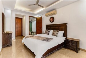 Bedroom in 4 BHK Builder Floor at New Friends Colony – for Rent