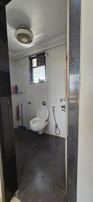 Bathroom in 1 BHK Apartment at Pyramid I Signature Height, Ghansoli – for Rent